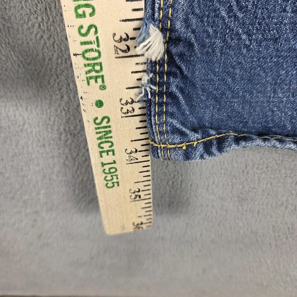 Hugo‎ Boss Jeans Mens Blue Selvedge Crafted2-Y Relaxed Straight Fits 33x34